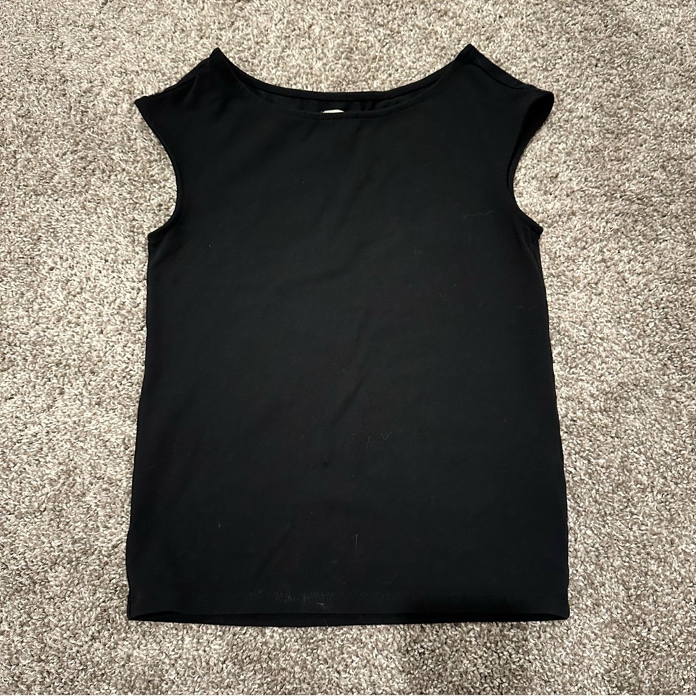 madewell scoopneck cap sleeve tee